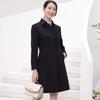 Elegant Women's Wool Blend Mid-length Coat