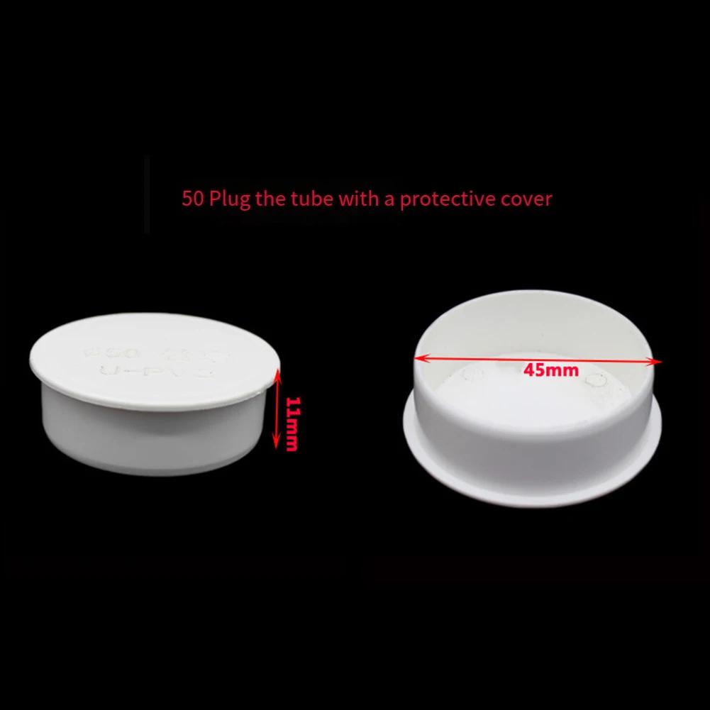 Thickened PVC Inner Blocking Cap Sewer Pipe Protective Cover Insert 50-160mm PVC Inner Plug Pipe Cap Lower Water Pipe Cover