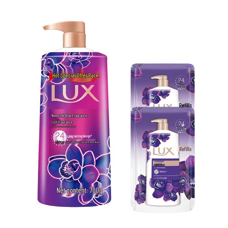 LUX Orchid Luxury Fragrance Anti-Dandruff Oil Control Body Wash Set
