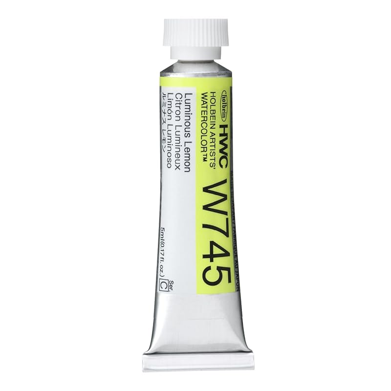 

holbein transparent watercolor paint No. 2 (5ml) luminous color W745 lemon (12745)