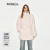 MO&Co. Cashmere Blend High-Neck Wool Coat with Belt