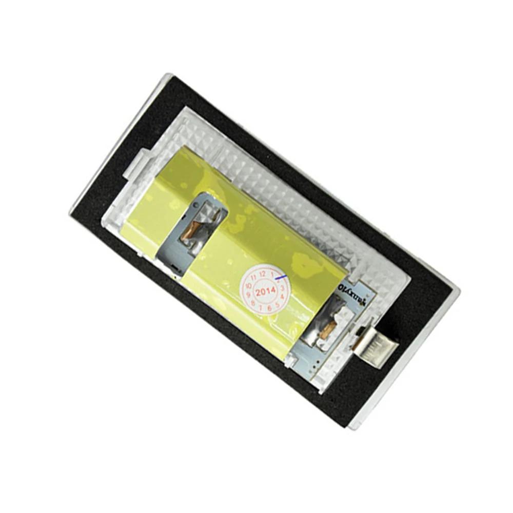 2Pcs No Error LED Number License Plate Lamp For BMW E46 2D facelift M3 facelift 2004-2006 White 12V Canbus License Plate Light