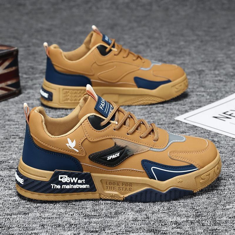 Men's shoes summer new trend versatile casual shoes platform non-slip daily travel play non-slip wear-resistant flat shoes