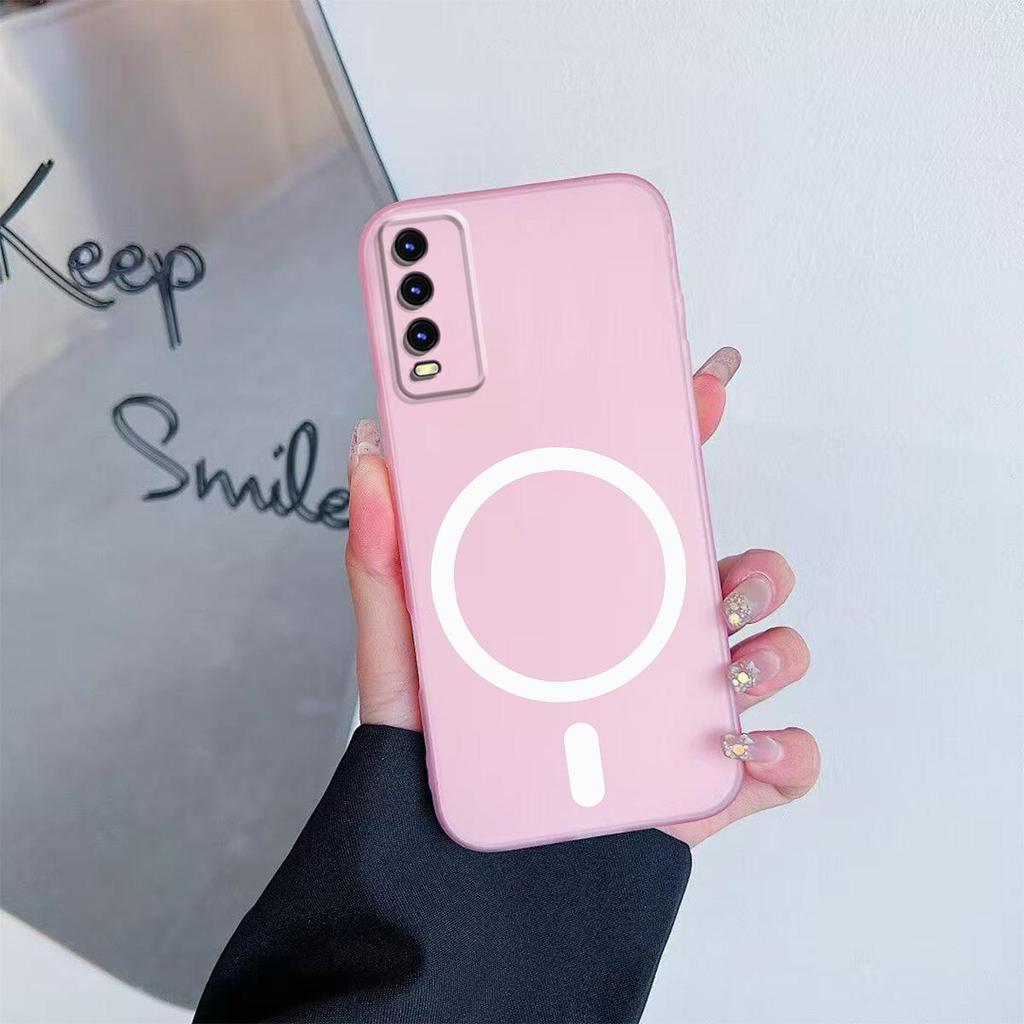Case for Vivo Y20s G,Y20s,Y20i 2021,Y20i,Y20 2021,Y20,Y12s 2021,Y12s,Y12A Premium Magnetic Matte Phone Casing Protection Cover