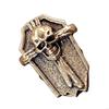 Retro Skull Copper Pendant Decorative Skull Charm For Handmade Craft Jewelry Making Embroidery Clothing Embellishment