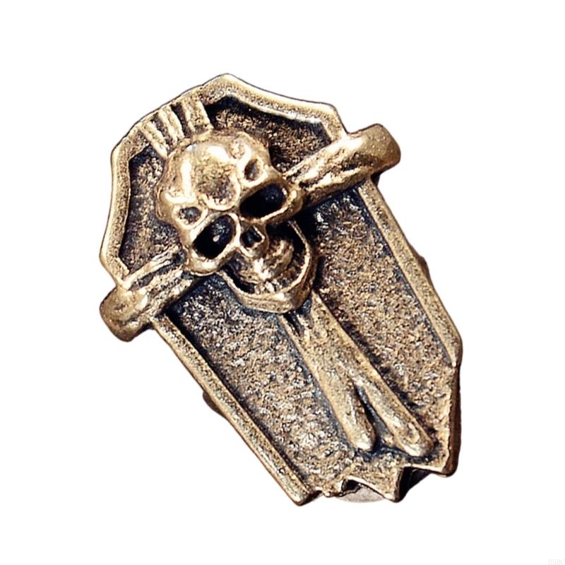 Retro Skull Copper Pendant Decorative Skull Charm For Handmade Craft Jewelry Making Embroidery Clothing Embellishment
