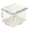 Transparent Bathroom Cotton Stick Makeup Cotton Bathroom Pull-Out Storage Drawer Style Storage Box Under The Mirror Cabinet