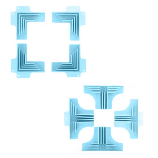 Rohové dělící svorky Snadné použití Víceúčelové Scrapbooking Řemesla