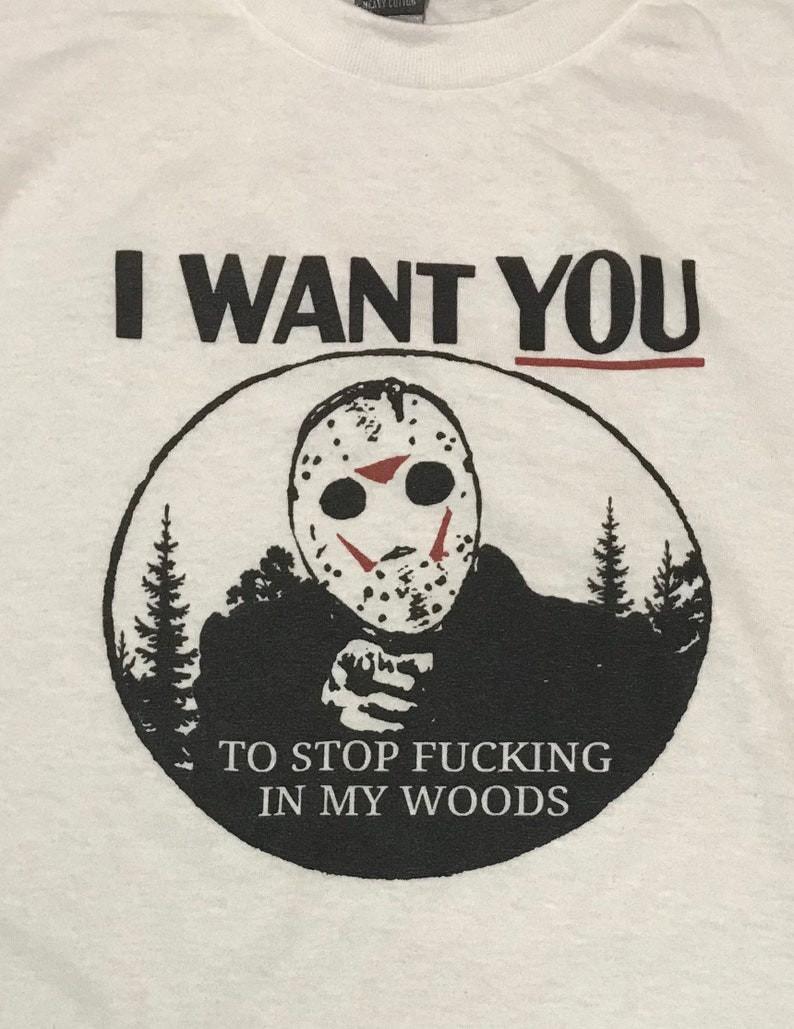 

Jason Wants You funny horror retro white T-Shirt Mens Womens Tees Top any size, Unisex Tee 2XL