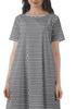 Moomaya Printed Sun Dresses Women Short Sleeve Cotton Flex Party Dress