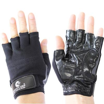 Mighty Grip Professional-Grade Tack Gloves with Anti-Slip Grip for Pole Dancing (Black M)
