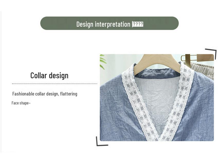 Women's Retro Chinese Style Cotton Linen Blouse with Lace and Oblique Collar – Three-Quarter Sleeve for Spring and Autumn 2024