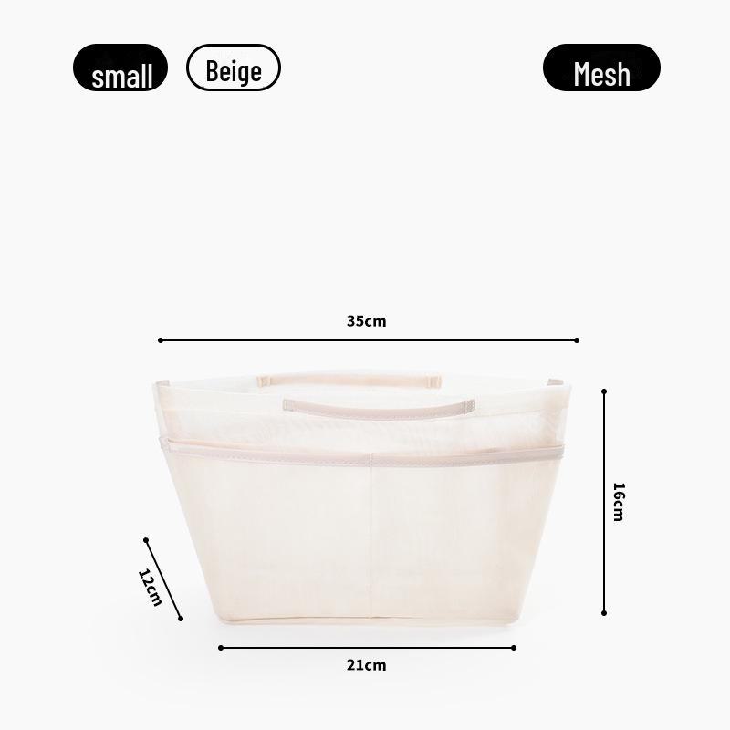 

Нейлоновая сумка-тоут с инкрустацией дракона, встроенным органайзером и множеством карманов для косметики