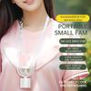 S19 Mini Fan Portable Neck Hanging Rotatable Adjustable Student Outdoor Camping USB Charging Handheld Desktop Electric Fan