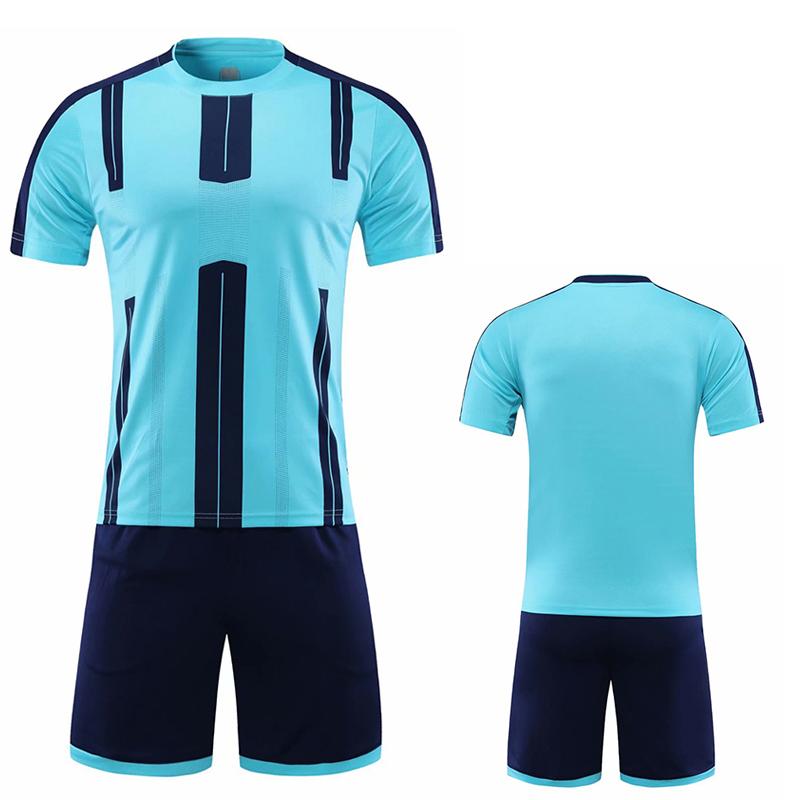 Men Short Sleeve White Soccer Jersey Set  Yellow Adult Football Uniform Man Pink  Team Soccer Shirt
