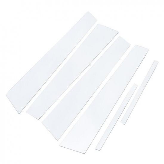 US For Dodge Charger 2011-2021 Chrome Pillar Posts Set Door Trim Piano Cover Kit