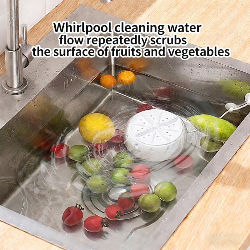 Powerful Dishwasher Portable Electric Cleaning Device ABS Texture Clothing Washing Machine for Travel Kitchen Home Use