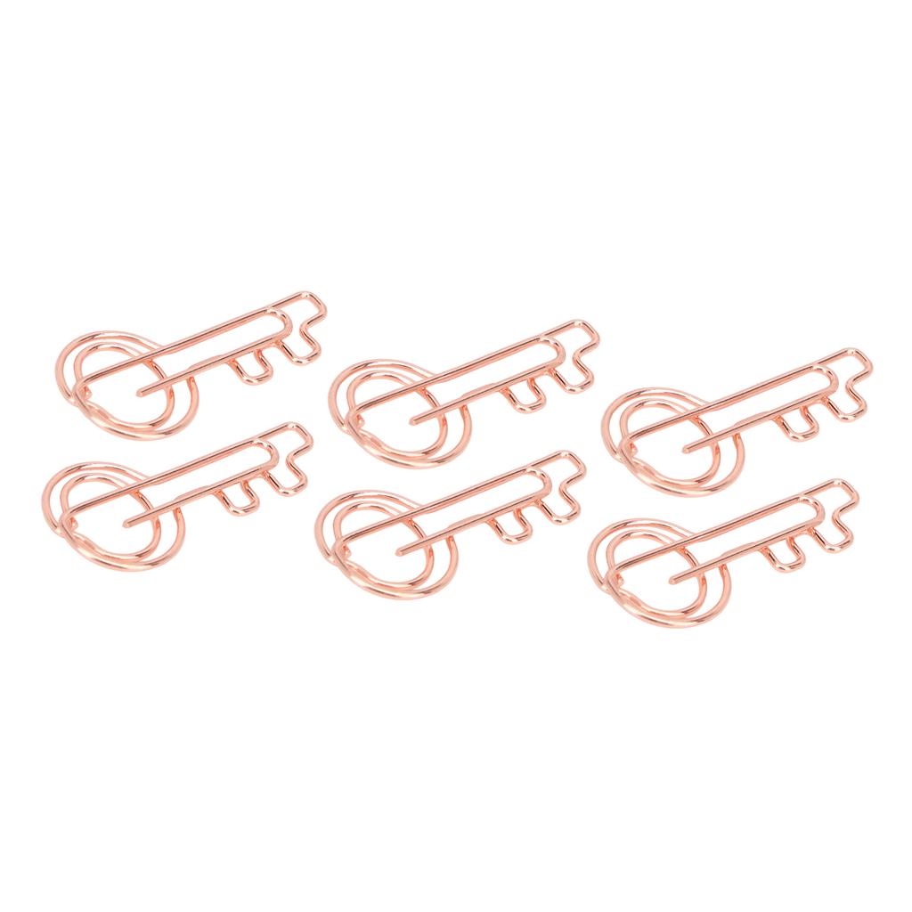 100Pcs Paper Clip Metal  Gold Color Urheen Design Paperclip for Office School