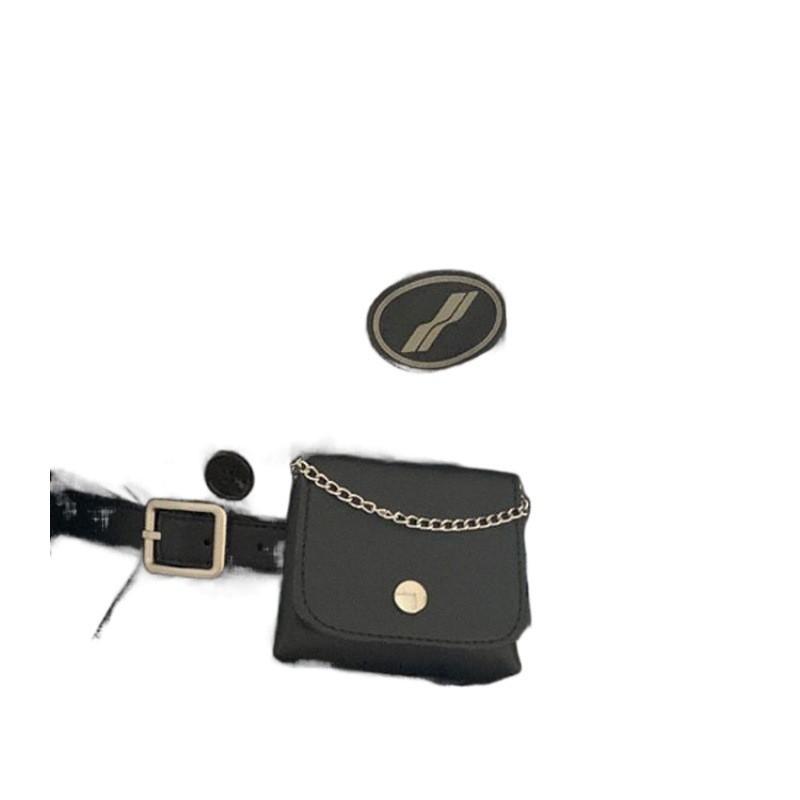 Waist Contemporary Pu Belt With Matching Mini Bag For Womens Stylish Fashion Fall