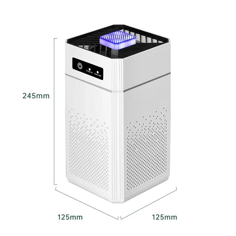 Portable Air Purifier with HEPA Filter & Negative Ion Technology, Smoke Odor Eliminator for Home/Bedroom/Car, Replaceable Filter