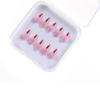 5pcs 10 Pcs/box Translucent Tungsten Bead Core Hard Egg Fly Glo Bug Fly Fishing Flies Lures Size 12#
