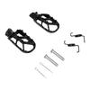 2pcs Dirt Bike Foot Pegs Replacement For XR CRF BBR Iron Black Anti Slip 50ml 140ml Motorcycle Foot Rest