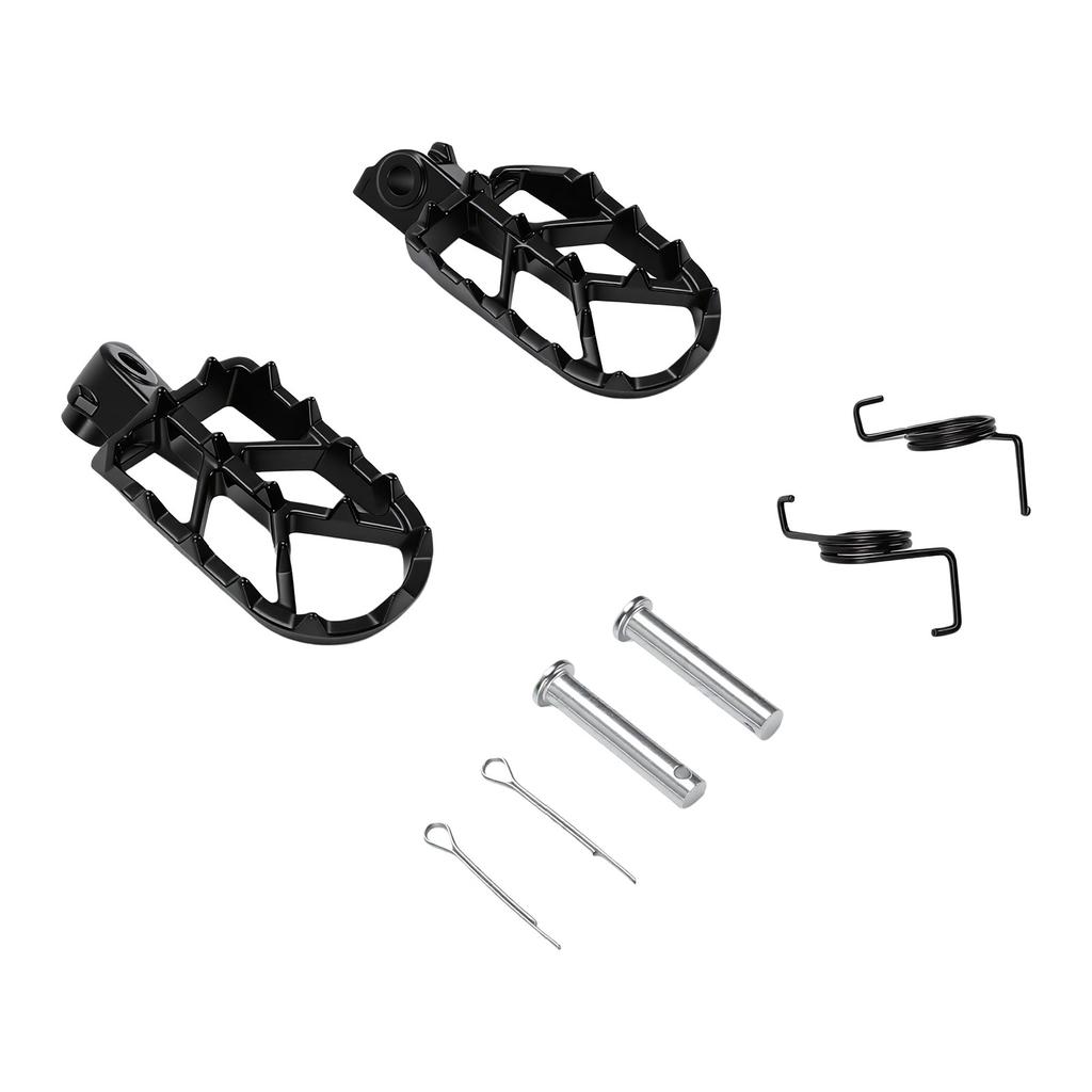 2pcs Dirt Bike Foot Pegs Replacement For XR CRF BBR Iron Black Anti Slip 50ml 140ml Motorcycle Foot Rest