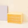3 Layers Desktop Drawer Storage Box 6 Grids Jewelry Buty Lens Organization Box for Small Items