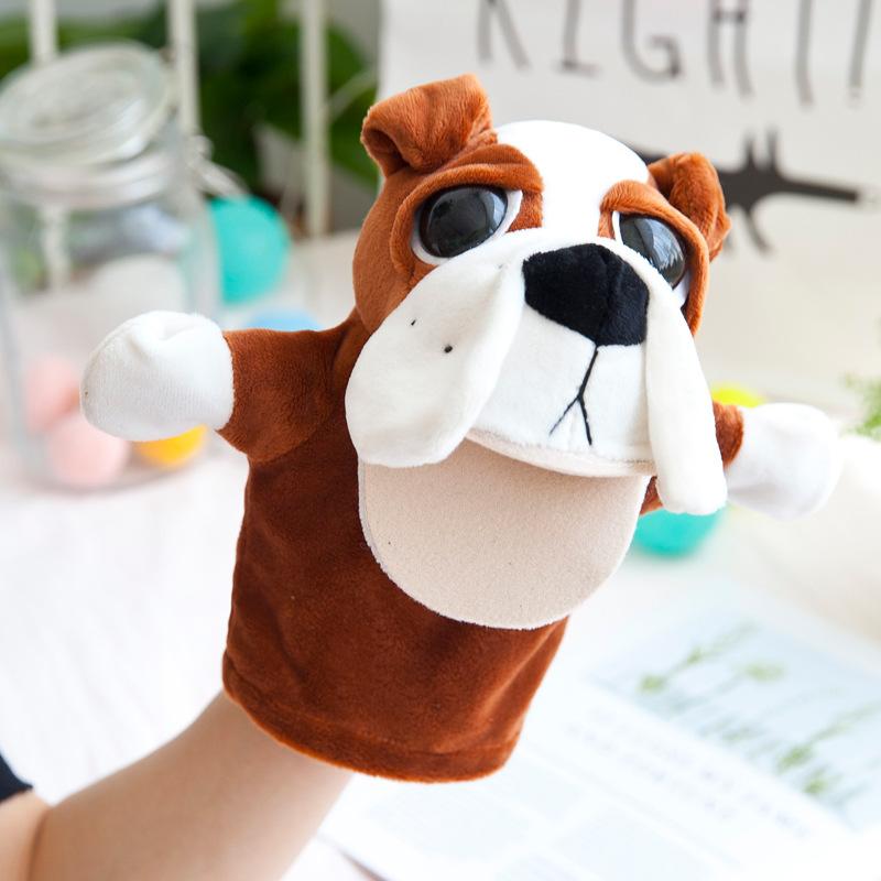 25cm Păpușă de Mână Drăguță Jucării de Pluș cu Animale Păpuși de Mână Educative pentru Bebeluși Păpușă Desen Animat pentru Joc de Rol Spunere Povești Jucărie pentru Copii