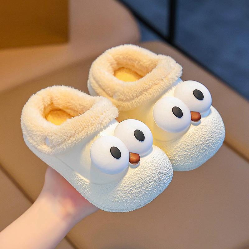 Children's Autumn and Winter Home Indoor Non-slip Cute Cotton Slippers