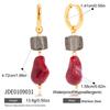 Youthway Vintage Resin Drop Earrings For Women Minimalist  Gold Plated Stainless Steel Earrings Simple Fashion Jewelry Gift