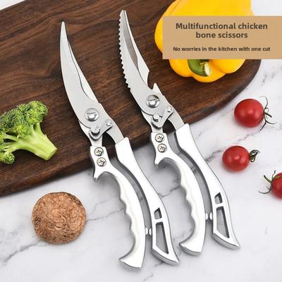 Forbici da Cucina Multifunzione in Acciaio Inossidabile Forbici per Alimenti Ossa di Pollo Carne Coltello da Taglio da Cucina Coltello da Cucina Bar