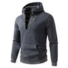 Men's Lace-Up Hooded Sweatshirt Casual Pullover for Men Autumn Winter Warm Fashion Hoodie with Pocket Multi-Color Male Tops