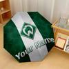 Parapluie Pliant Automatique 3 Plis Werder Brême FC 8 Baleines Coupe-Vent Protection Soleil Pluie Pour Voyages Extérieurs Usage Quotidien