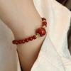 Natural Nanhong Agate Bracelet. Fashion Women Daily Jewelry Lucky Gift