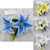 Artificial Lily 3d Printed Wedding Decorations For Hotel And Party
