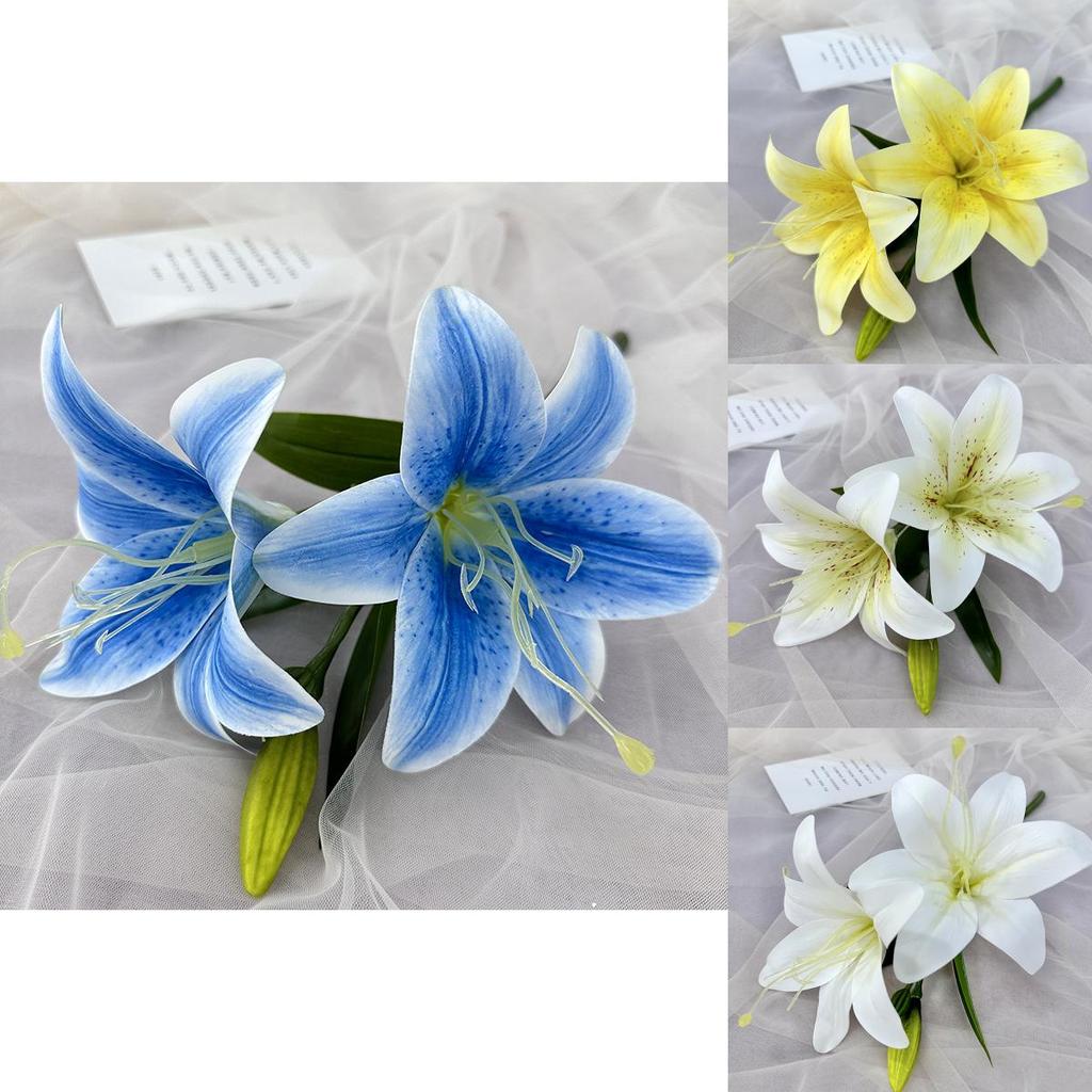 Artificial Lily 3d Printed Wedding Decorations For Hotel And Party