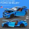 1/32 Hochsimulations-Supersportwagen Ford Mustang Shelby GT350 Automodell Legierung Rückzug Kid Spielzeugauto 4 offene Türen Kindergeschenke GT500