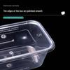 JINGRX Disposable Rectangular Meal Box