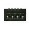 Headphone Amplifier 4 Channel LED Stereo Sound Amplifier Earphone Splitter Power Adapter Headphone for Sound Mixer