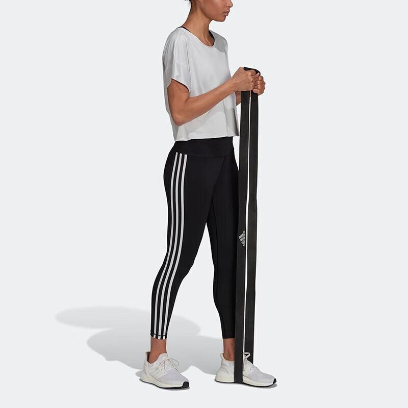 Adidas Solid Color Outdoor Casual Pullover Short Sleeve T-Shirt Women Tops White HD9556