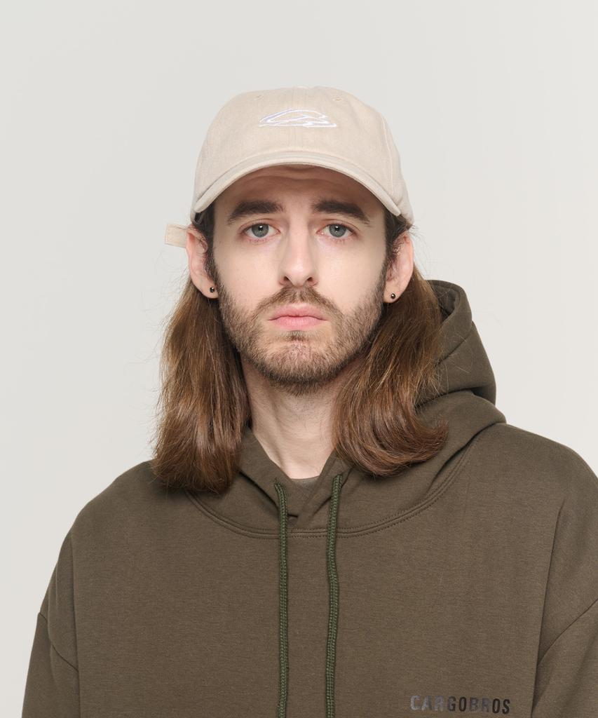 CARGOBROS Circle Logo Pigment Ball Cap (Beige)