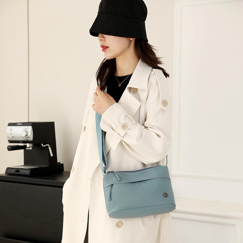 Retro Soft Oxford Women Shoulder Underarm Bags Casual Solid Color Small Top-Handle Handbags Ladies Fashion Shoulder Bags