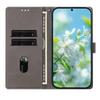 Oukitel C26 Painted Flowers Cartoon Flip Case with Card Slots for C5 2025