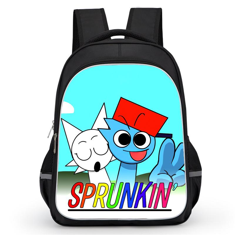 Rhythm Box Sprunki Hra Anime Batoh Studentský Školní Taška Počítačová Taška