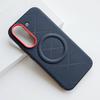 For POCO X8 Pro Max Redmi Turbo 5 Max PU Leather Skin Friendly Contrast Color Keys Lens Frame Protective Back Case Cover