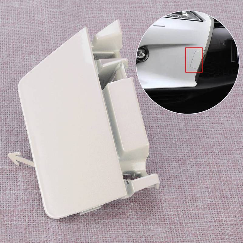 

52127-48917 Front Right Bumper Tow Eye Hook Cover Cap fit for Lexus RX350 RX450h 2012 2013 2014 2015 White ABS