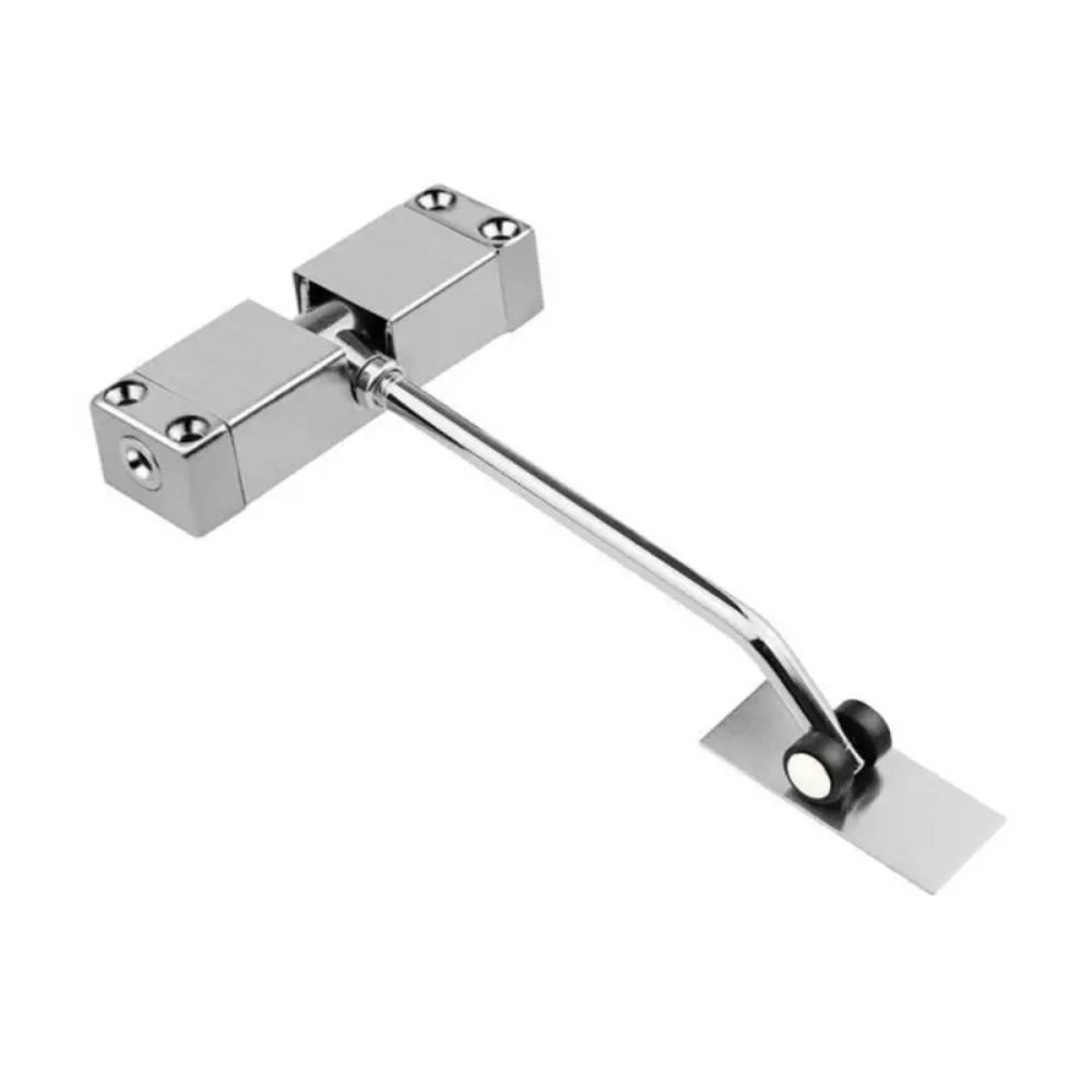 Aluminum Zinc Zinc Alloy Door Closing Device Adjustable Speed Spring Tension Door Closer  Security Doors