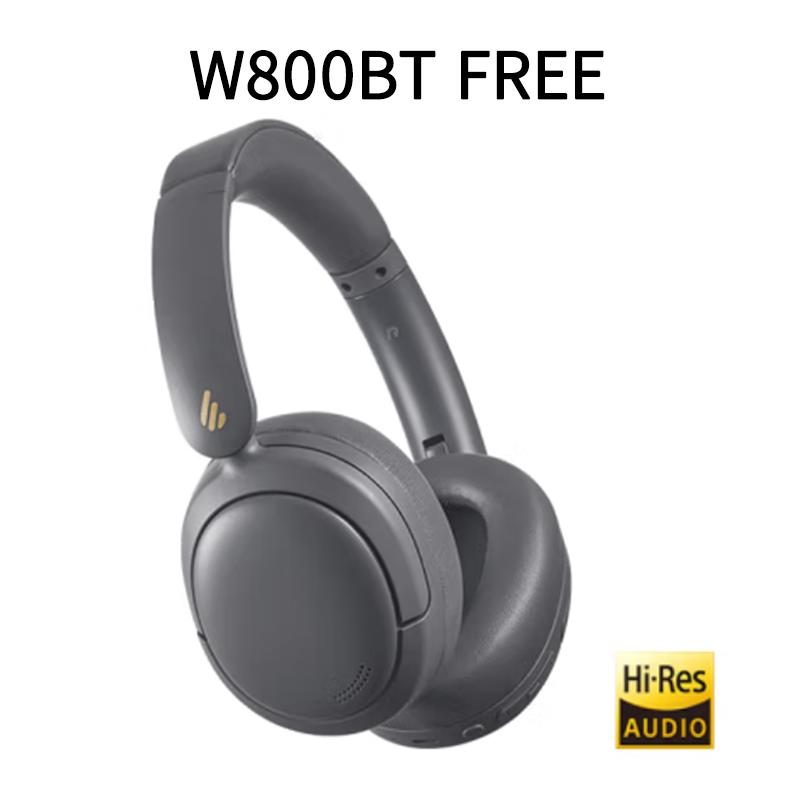 

Беспроводные наушники Hi-Res W800BT Free ANC Bluetooth 5.4 гарнитура с активным шумоподавлением, проводной и беспроводной двойной режим