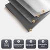 4Pcs Aluminum Hair Combs Set: Long Cutting Comb,Short Styling Comb,Handle Combs,and Tail Comb for Professional Barbers